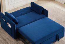 Velvet Lounge Sleeper Sofa Bed Comfort Meets Modern Functionality