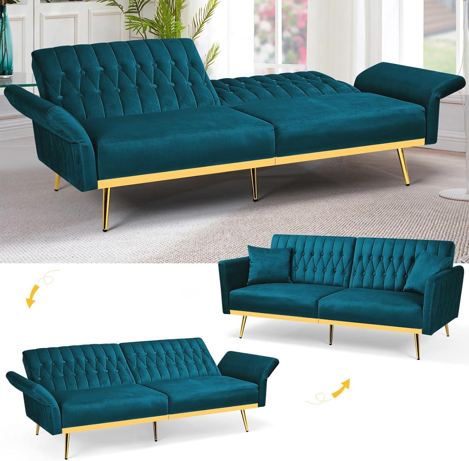 Velvet Sofa Set & Ottoman: Comfort and Style Explored