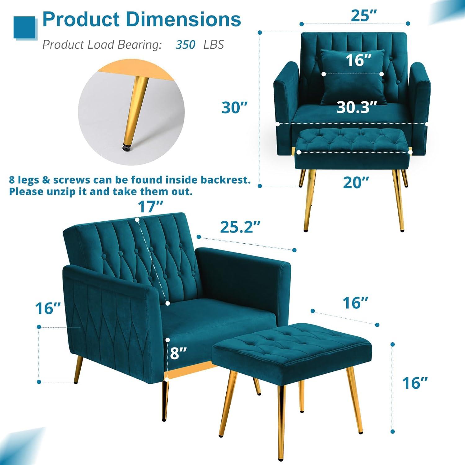 Velvet Sofa Set & Ottoman: Comfort and Style Explored