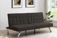 Versatile 681 Espresso Sofa Bed Stylish Comfort For Any Space