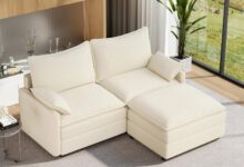 Vesgantti 74 Loveseat Cloud Couch How It Fits Your Space
