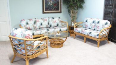 We Find Tropical Calm in Harmony Rattan Sofa Set