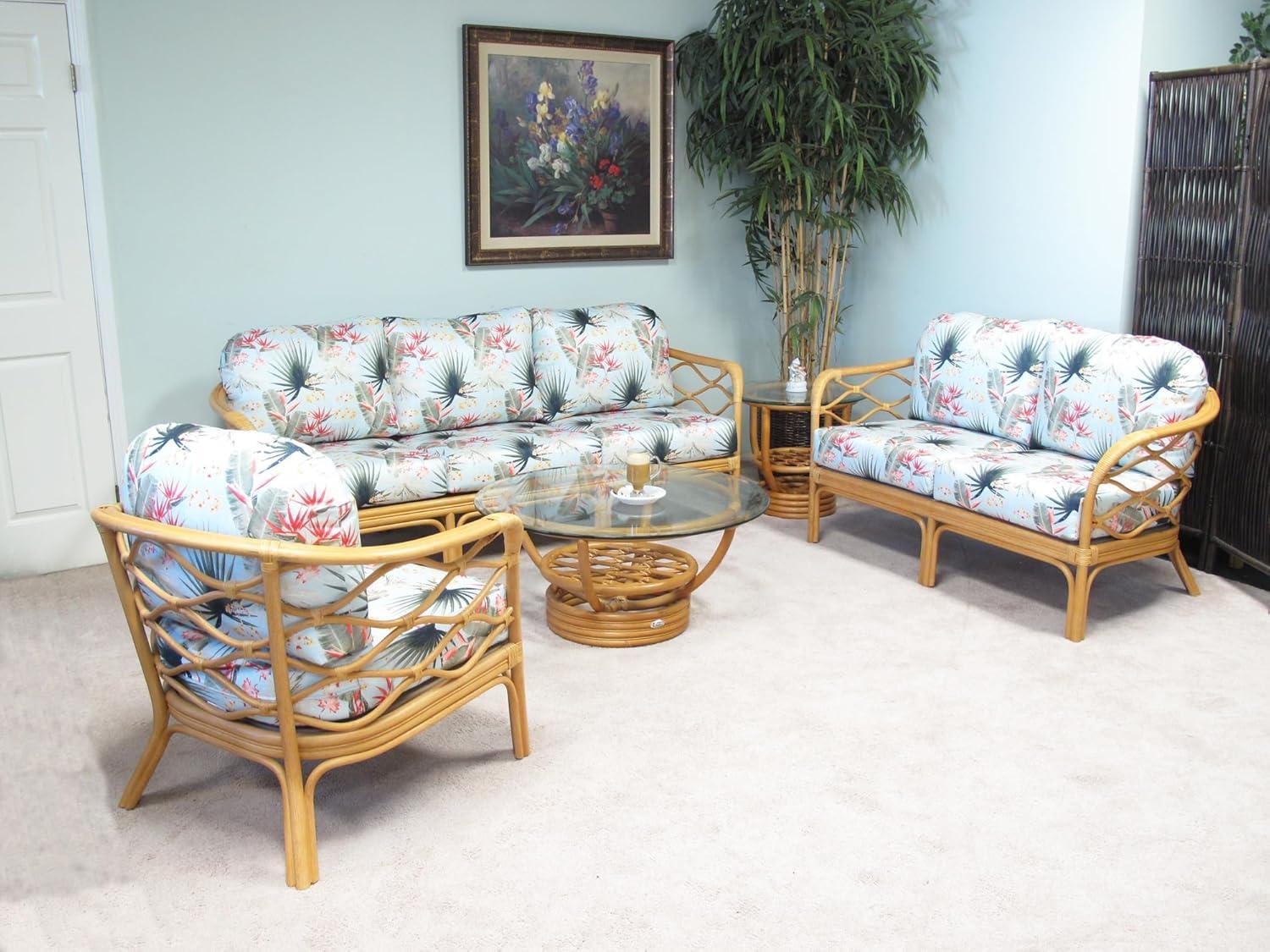 We Find Tropical Calm in Harmony Rattan Sofa Set