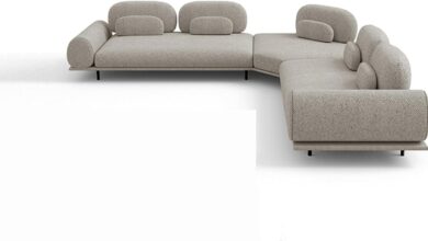 We Lounge Deep Modular Sofa With Side Table Storage