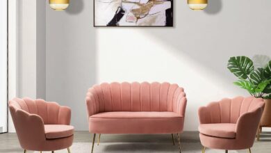 We Review Pink Velvet 3 Piece Sofa With Flower Back
