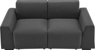 We Test A Cozy Dark Grey Linen Loveseat With Style