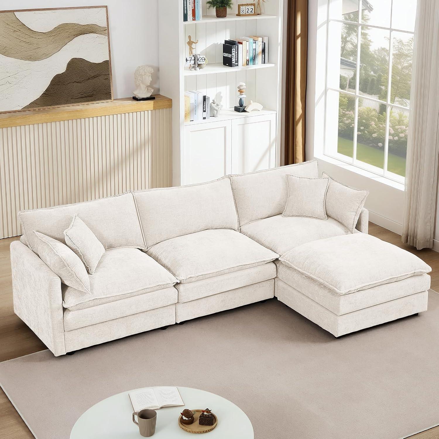 We Test Nioiikit 102 Chenille Cloud Sectional