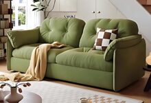 We Tested A 1083in Green Sleeper Sofa For Comfort