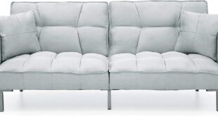 We Tested A Plush Split Back Futon For Small Spaces