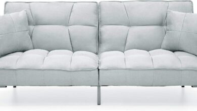 We Tested A Plush Split Back Futon For Small Spaces