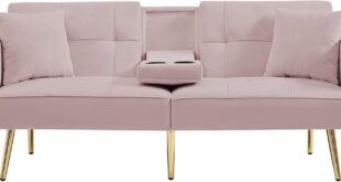 We Tested A Velvet Futon Sleek Convertible Comfort