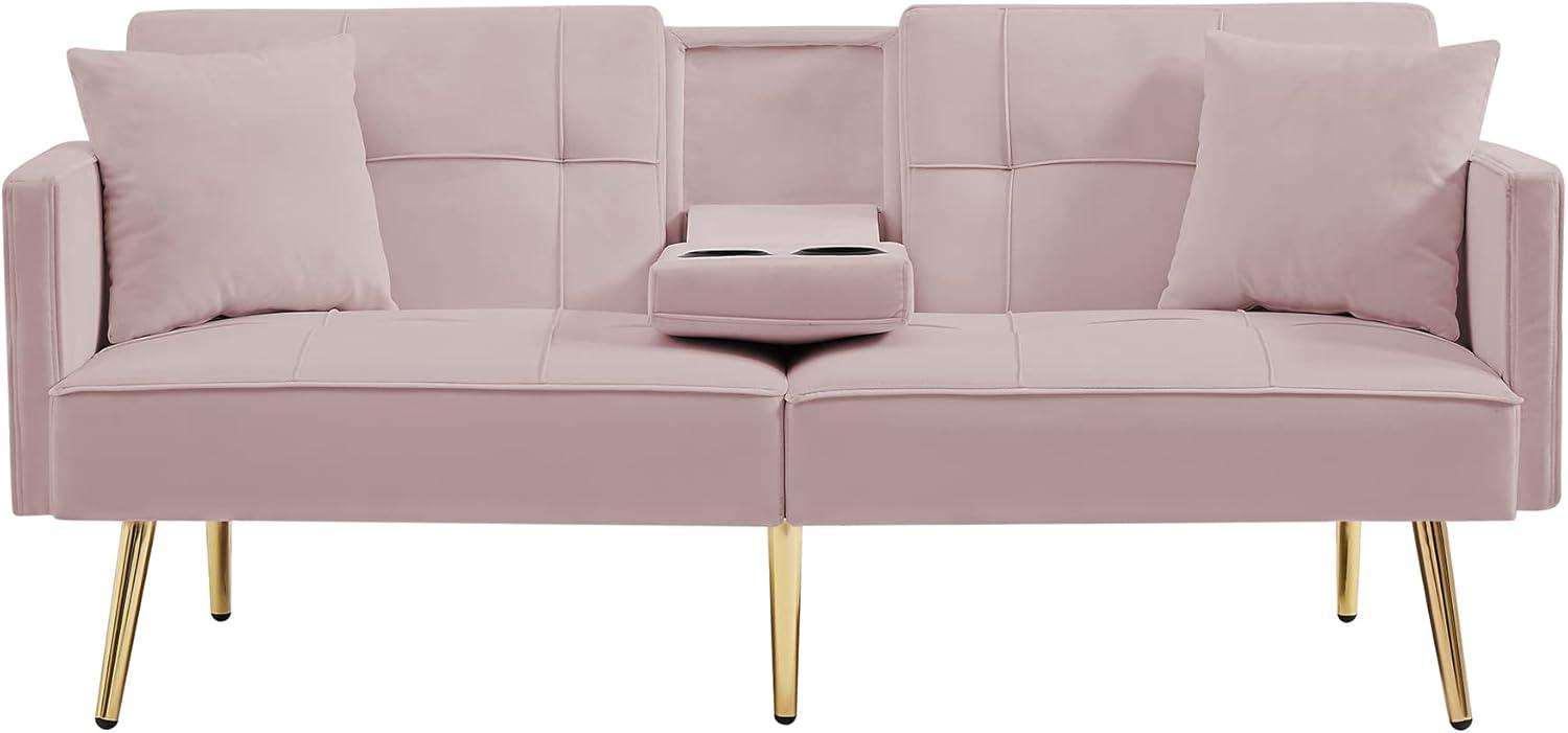 We Tested A Velvet Futon Sleek Convertible Comfort