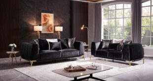 Why We Picked The Shiny Velvet Upholstered Black Set