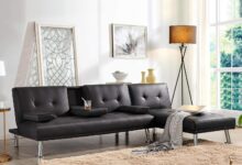 Yaheetech Faux Leather Sectional Style Meets Small Space Living