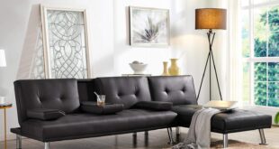 Yaheetech Faux Leather Sectional Style Meets Small Space Living