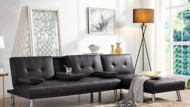 Yaheetech Faux Leather Sectional Style Meets Small Space Living