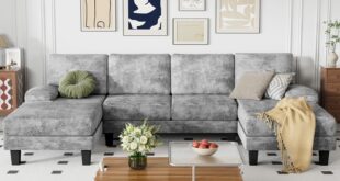 Yeshomy U Shaped Sectional Sofa Comfort Meets Modern Style