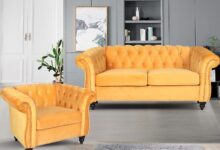Yzrsty 2 Piece Velvet Loveseat And Chair Set For Your Space