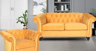Yzrsty 2 Piece Velvet Loveseat And Chair Set For Your Space