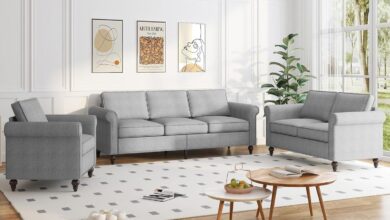 ZAFLY 3-Piece Living Room Sofa Set, fits your space