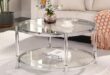 32 Tempered Glass Round Coffee Table In Your Living Room