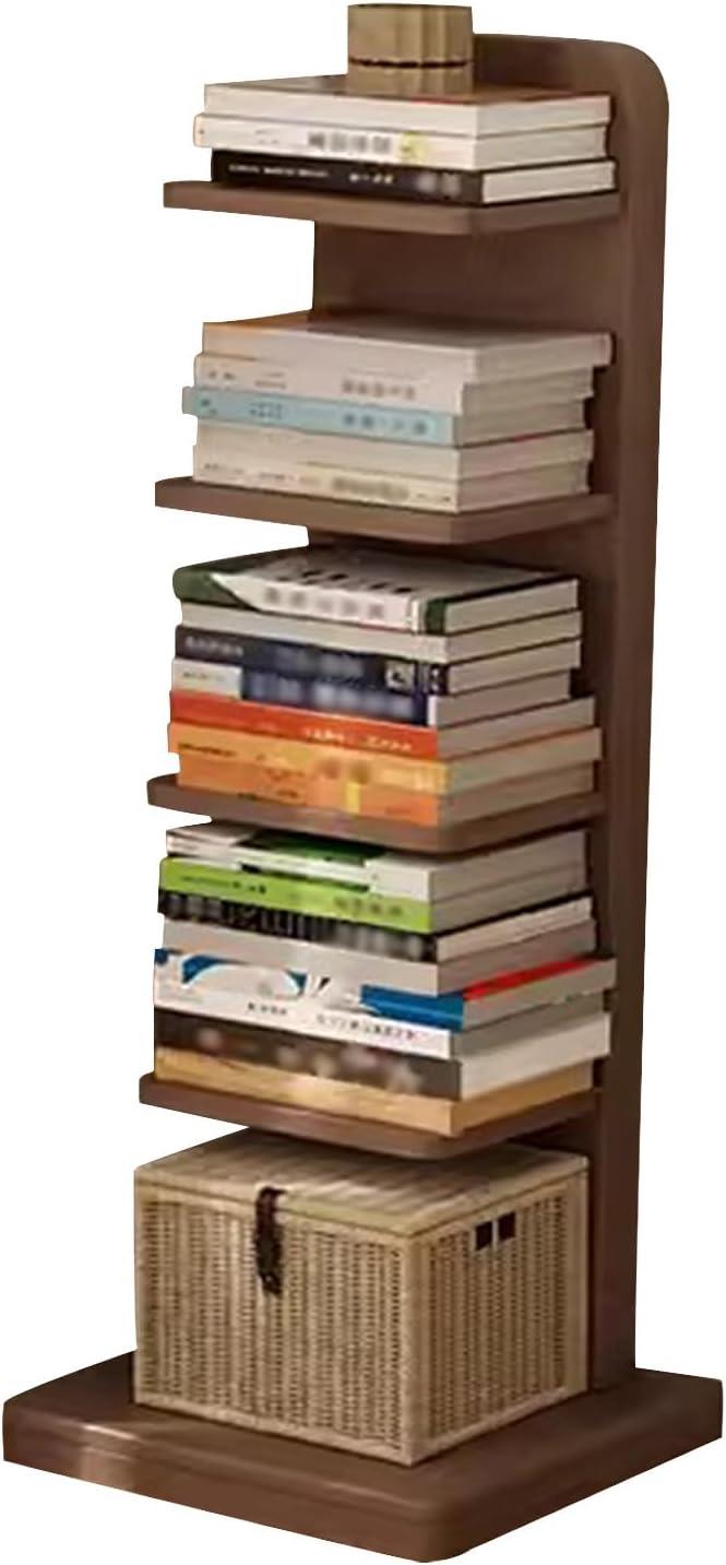 5 Tier Wooden Ladder Bookshelf Fits In Your Narrow Corner