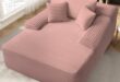 65 Chaise Lounge Chair Roomy Corduroy Seat For Your Nook