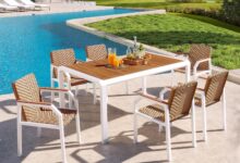 7 Pcs Patio Dining Table Set How It Fits Your Yard