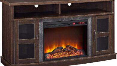 Ameriwood Home Barrow Creek Fireplace Console Your Tv Nook