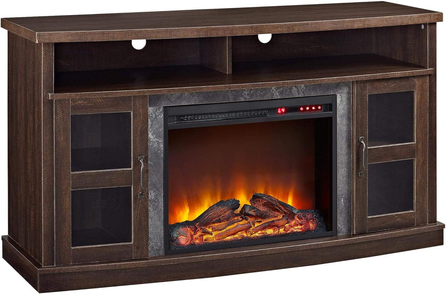 Ameriwood Home Barrow Creek Fireplace Console Your Tv Nook