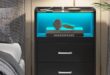 Aogllati Led Nightstand With Charging Station By Your Bed