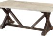 Benjara Marble Rectangle Coffee Table For Your Living Room