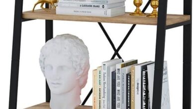 Bon Augure Farmhouse Ladder Shelf Bookcase In Your Entryway