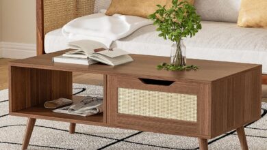 Diyart Brown Rattan Coffee Table Fits Your Living Room