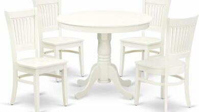 East West Furniture Antique 5 Piece How It Fits Your Nook