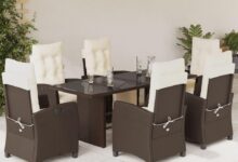 Elegant 7 Piece Patio Dining Set How It Suits Your Patio