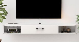 Floating Tv Unit 5512in Keeps Your Floor Clear