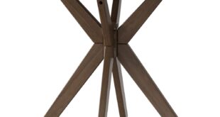 Giantex 36 Round Wood Dining Table Fits Your Small Space