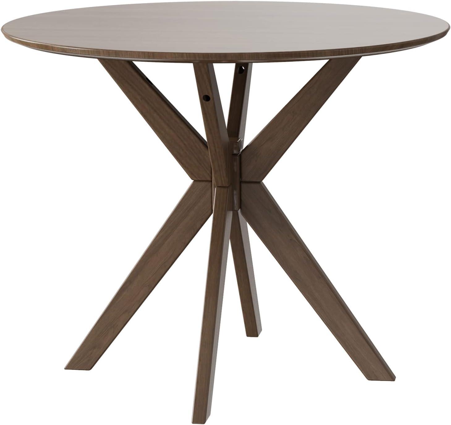 Giantex 36 Round Wood Dining Table Fits Your Small Space