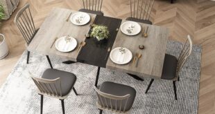 Goujxcy 5511 7086 Extendable Table For Your Dining Space