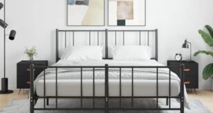 Hotel Black Nightstand Holding The Bedroom Corner Steady