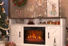 Luban Nese Fireplace Tv Stand How It Fits Your Space