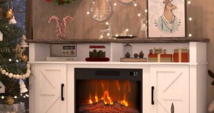 Luban Nese Fireplace Tv Stand How It Fits Your Space