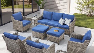 Lumiinofami 9 Piece Wicker Outdoor Set Where You Relax