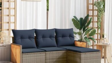 Mandloder 4 Piece Gray Patio Set Where Your Guests Linger