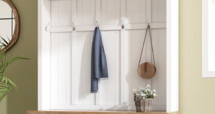 Merax Wood Hall Tree Bench How It Fits Your Entryway