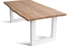 Natural LINE U Dining Table, fits your daily family meals