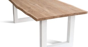 Natural LINE U Dining Table, fits your daily family meals