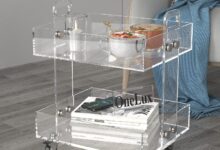 ONELUX (Flat Packed) Original Acrylic Side Table by your bed