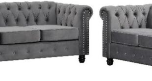 Pemberly Row Modern Sofa Loveseat How It Fits Your Space